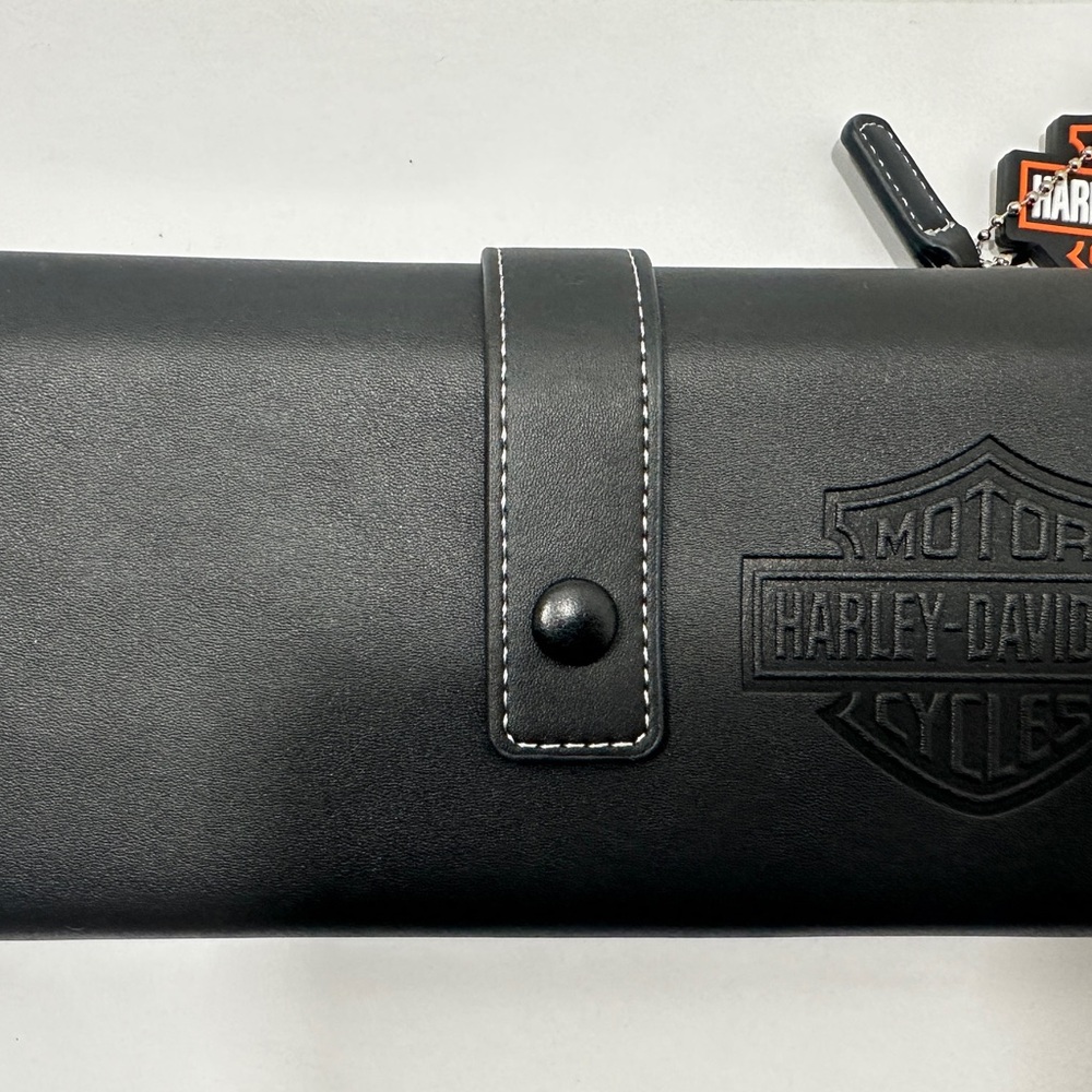 Harley-Davidson Black Wallet with Embossed Logo